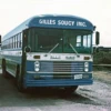 1967 autobus bleue